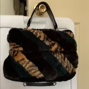 Brand New Never Used Kurt Geiger Faux Fur Bag